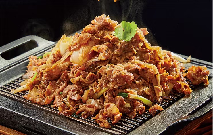 铁板烤羊肉