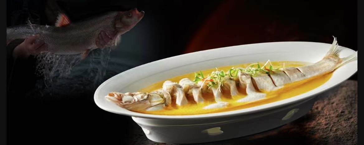 鸡汁蒸大白鱼